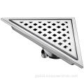 Shower Floor Waste Triangular stainless steel corner balcony floor drain Factory